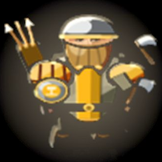 Axe Thrower card art from Aether Realms