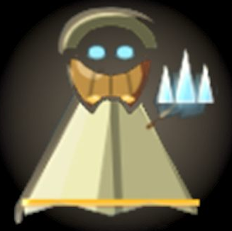 Frost Mage card art from Aether Realms