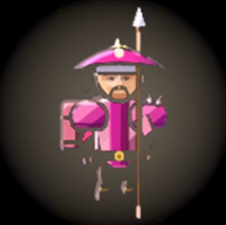 Ashigaru card art from Aether Realms