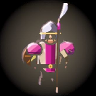Naginata Sentry card art from Aether Realms