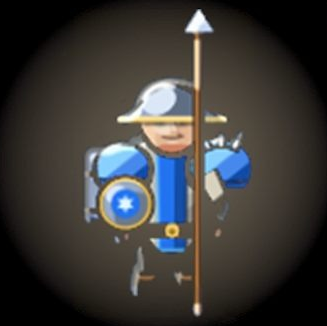 Spearman card art from Aether Realms