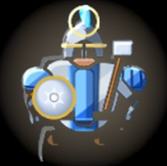 Paladin card art from Aether Realms