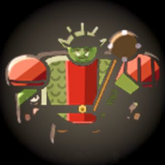 Ogre card art from Aether Realms